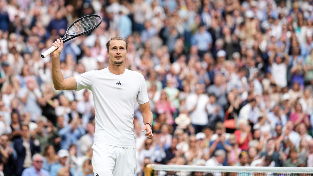 Alexander Zverev surmonte un problème de genou et s’impose à Wimbledon