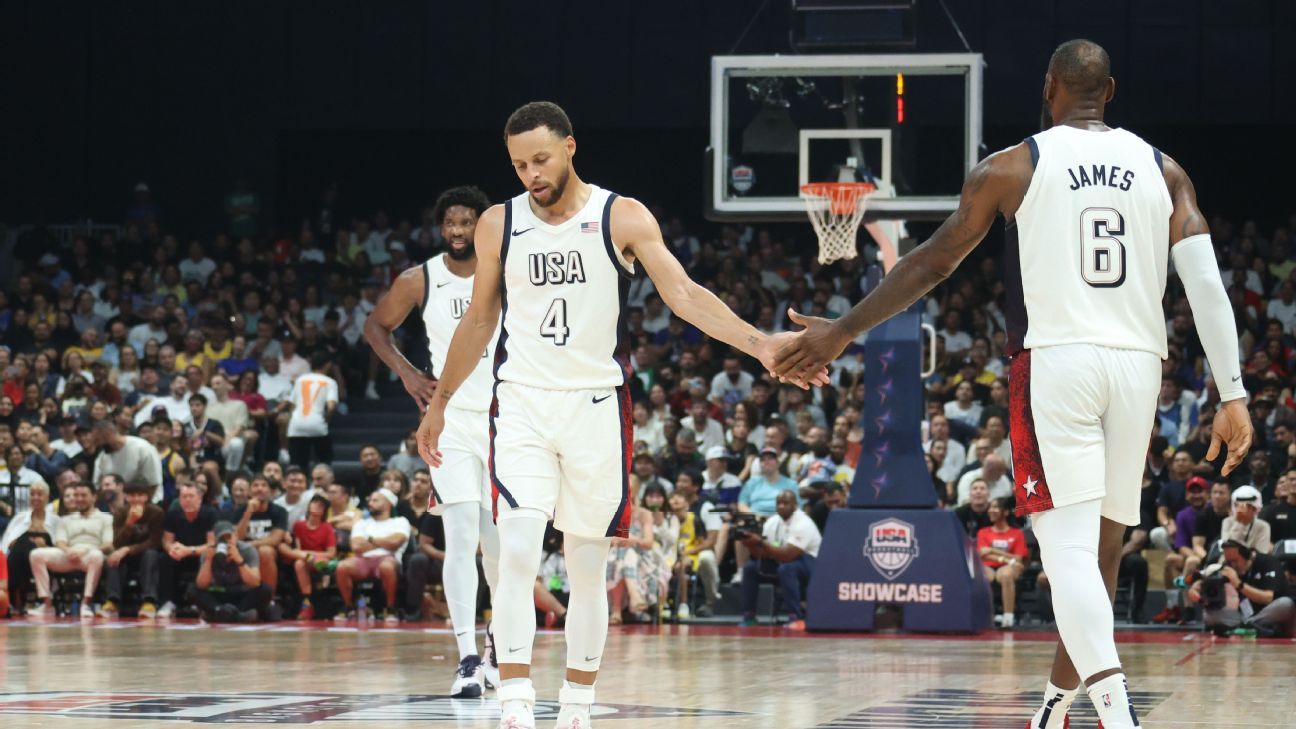 Team USA's Stephen Curry and Bam Adebayo Lead Victory Over Serbia in Olympic Preparation Game