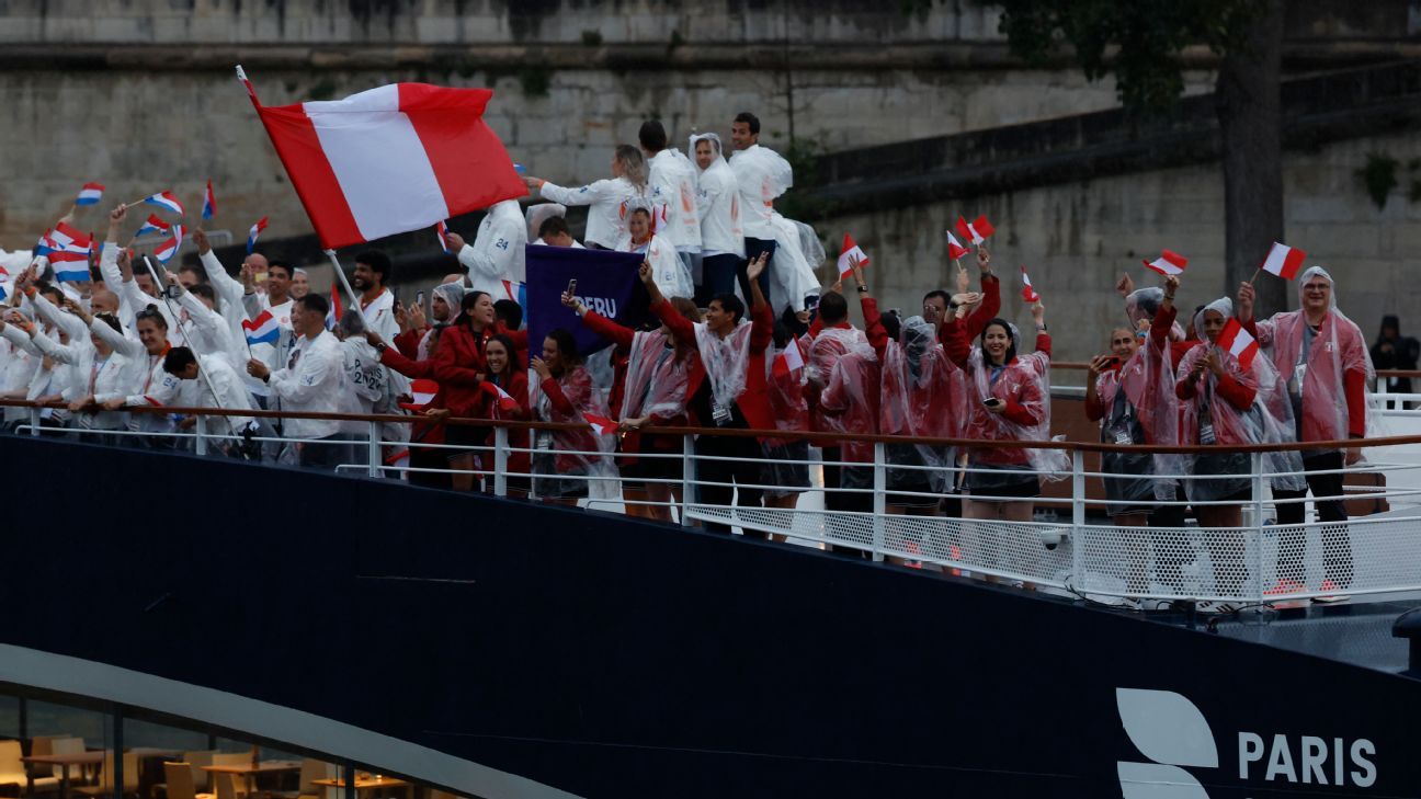 Perú se hizo presente en una inédita inauguración de los JJOO París