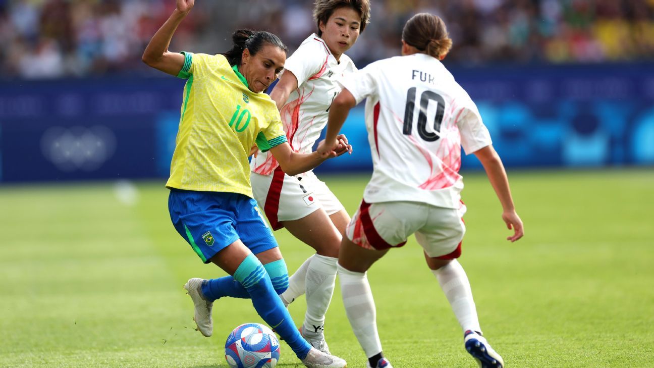 Le Brésil prend un tournant face au Japon et se complique dans le football olympique