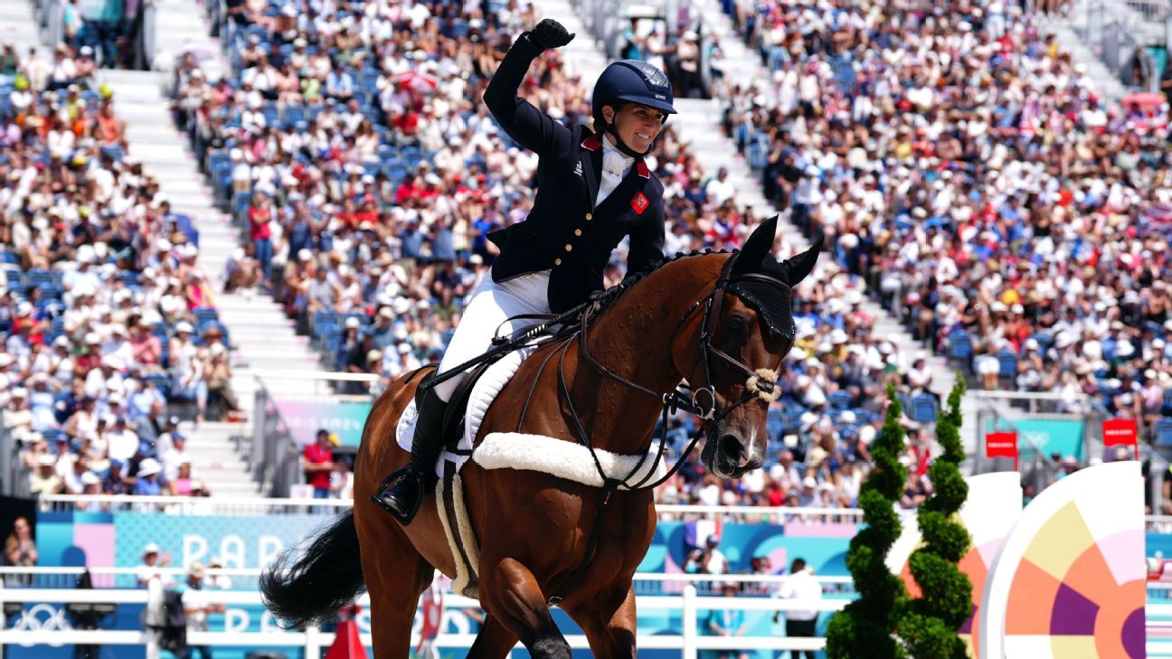 Michael Jung sets equestrian record; Britain gets 1st gold - ESPN