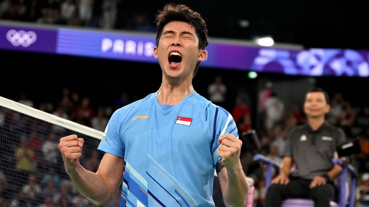 Loh Kean Yew advances to Olympic badminton quarterfinals, Yeo Jia Min ...