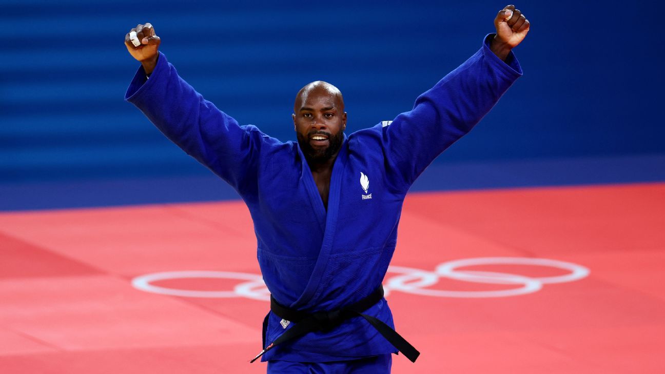 Teddy Riner remporte la finale du judo et remporte la quatrième médaille d’or olympique de sa carrière