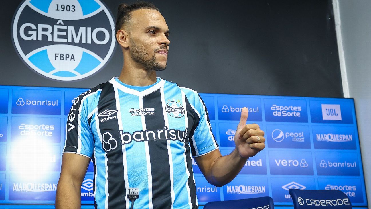 Braithwaite chega ao Grêmio com determinação: Não vim passar férias, quero títulos