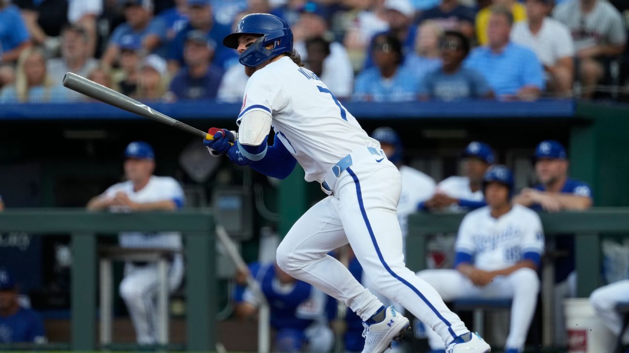 Bobby Witt’s 2 home runs help the Royals maintain the lead in the AL wildcard