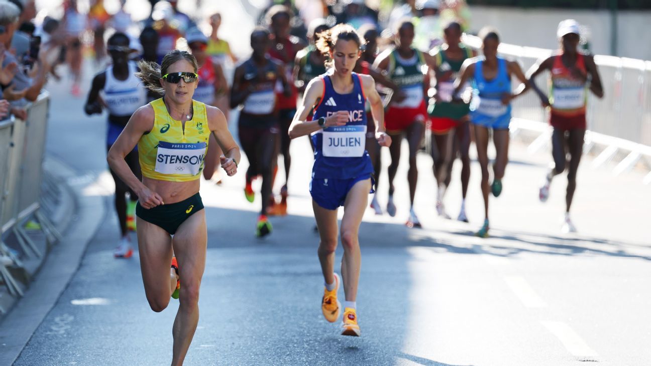 Paris 2024 Jess Stenson leads Aussie charge in Olympic marathon ESPN