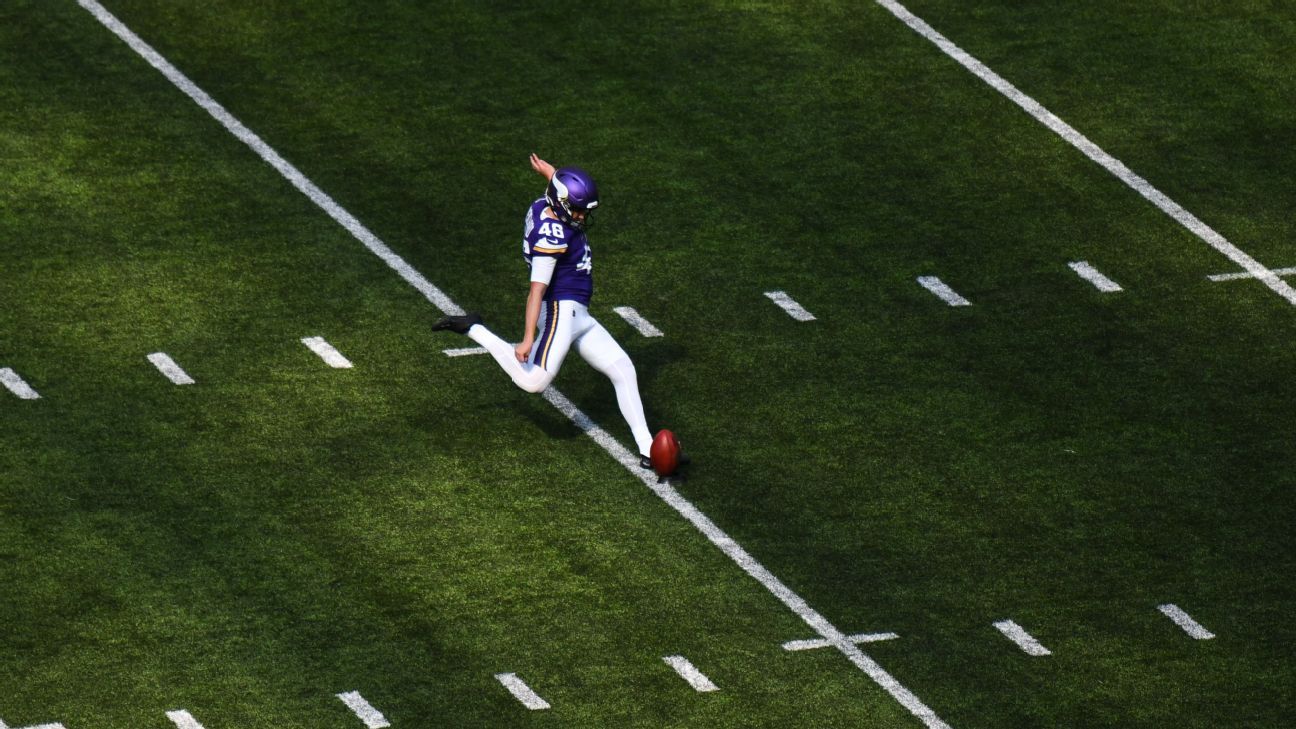 Vikings rookie Will Reichard gets reality check on first kick ESPN