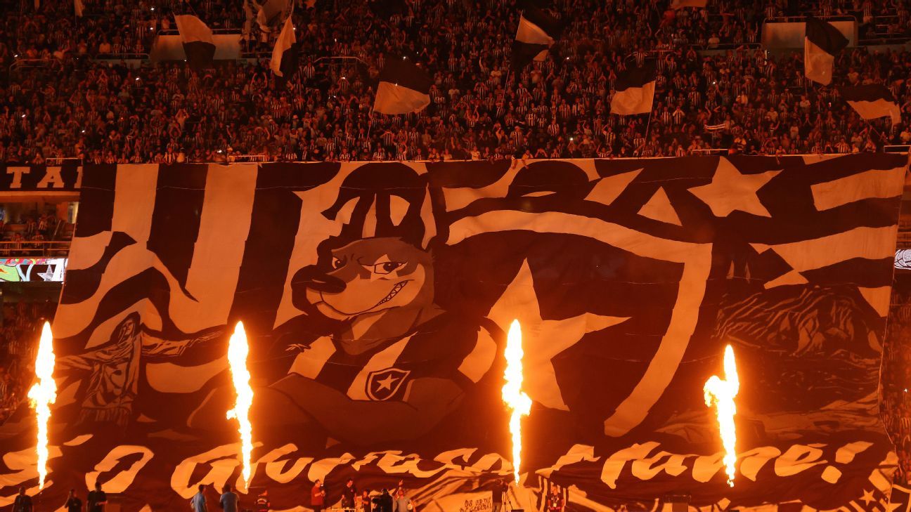 Torcida do Botafogo prepara mosaico inédito para enfrentar o Palmeiras