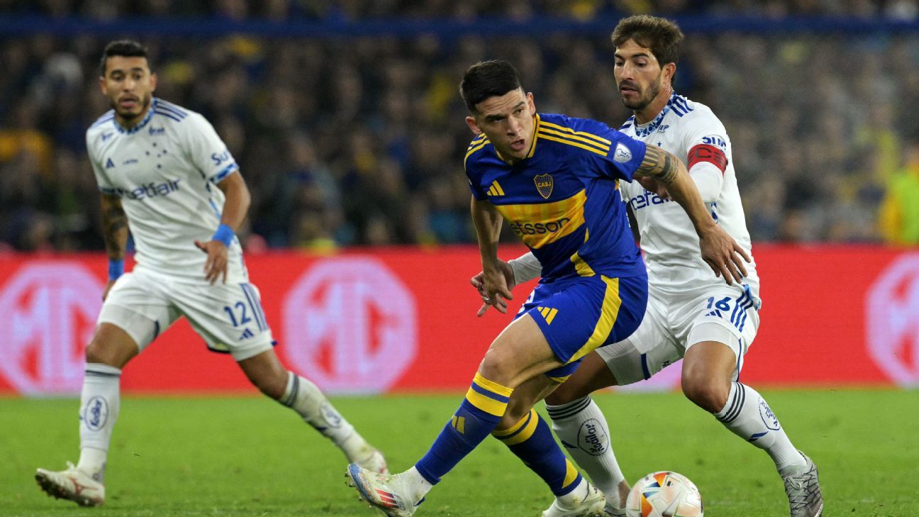 Transmissão ao vivo, horário e escalações: Cruzeiro x Boca Juniors na Sul-Americana.