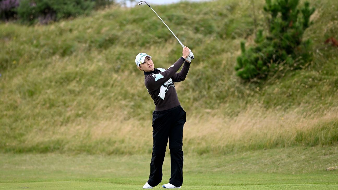 Minjee Lee and Megan Khang share the lead at the Women’s Scottish Open