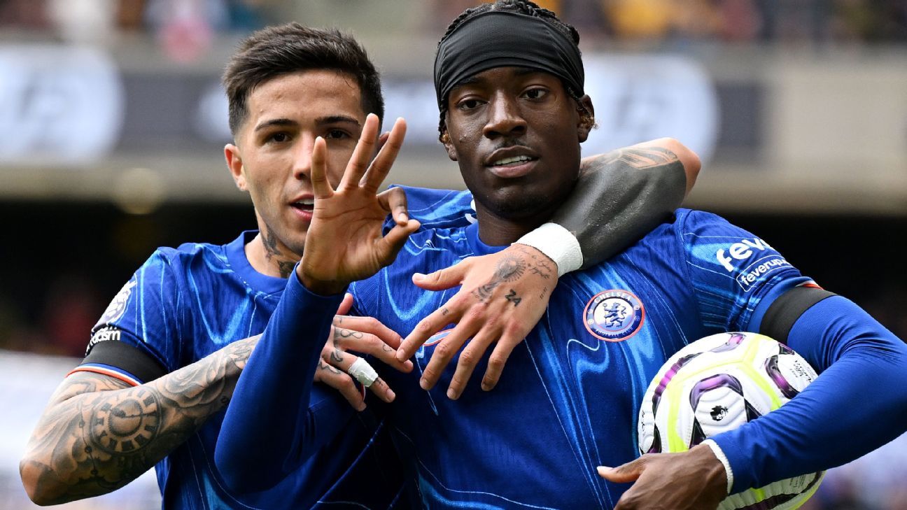 Chelsea crushed Wolves with a Noni Madueke hat-trick and secured their first ever Premier League win