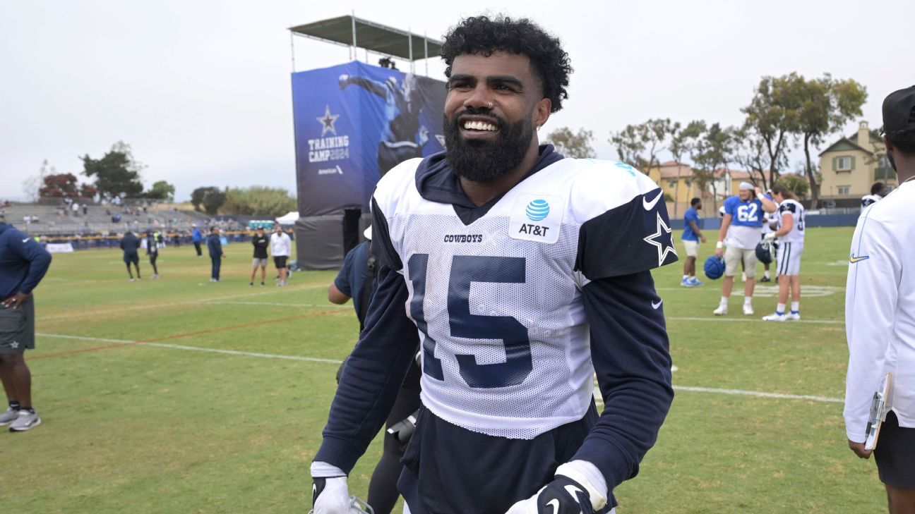 Cowboys keeping Ezekiel Elliott fresh for RB committee role - ESPN