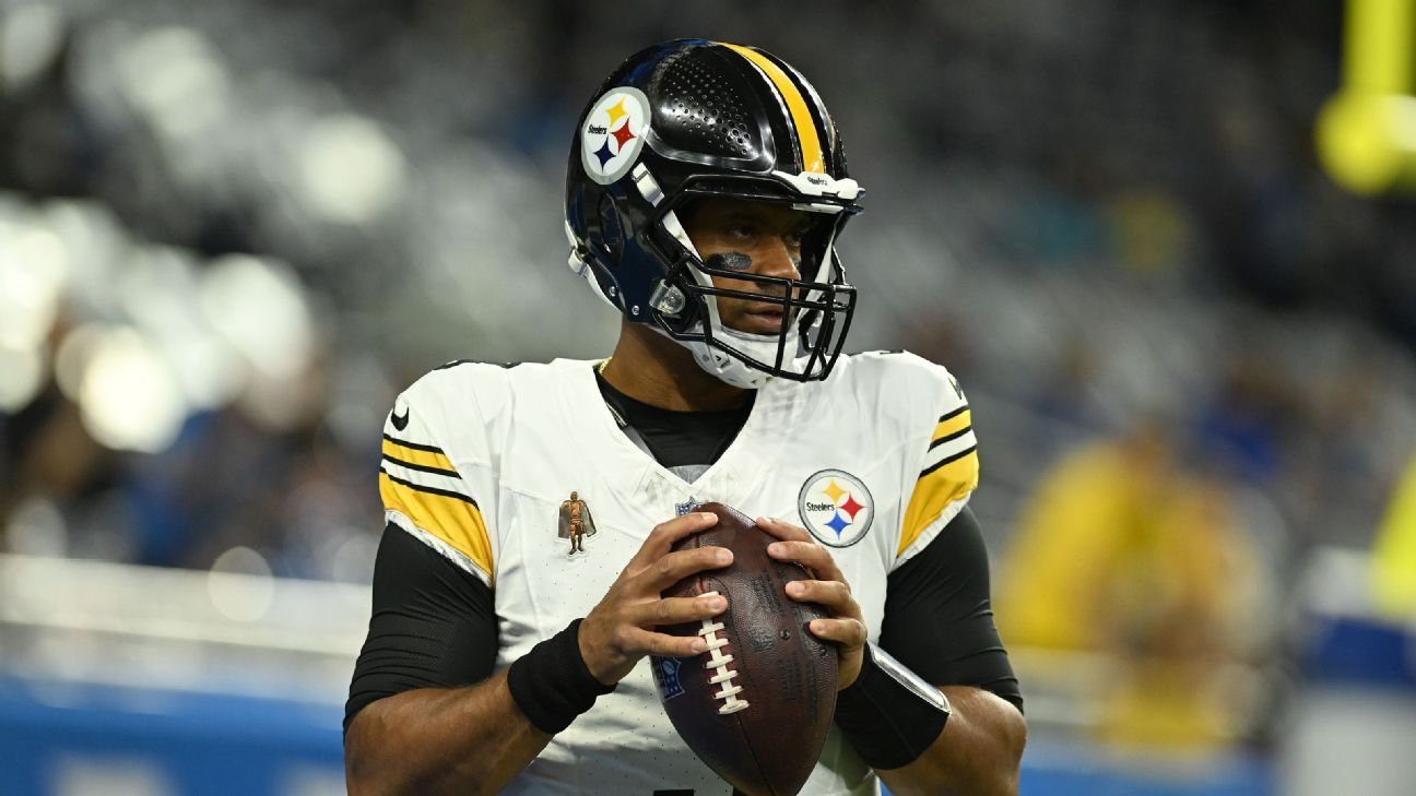 Steelers escolhem Russell Wilson em vez de Justin Fields como zagueiro titular