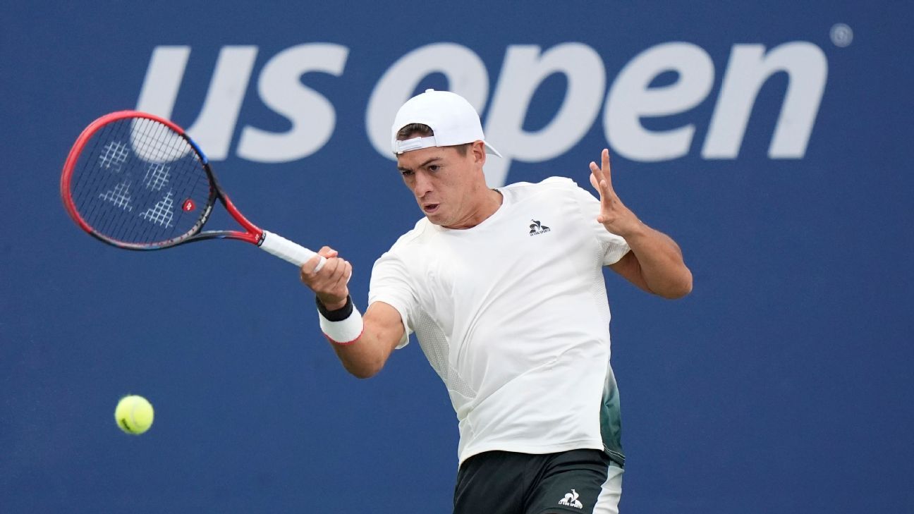 Sebastián Báez had to retire and ended his journey at the US Open