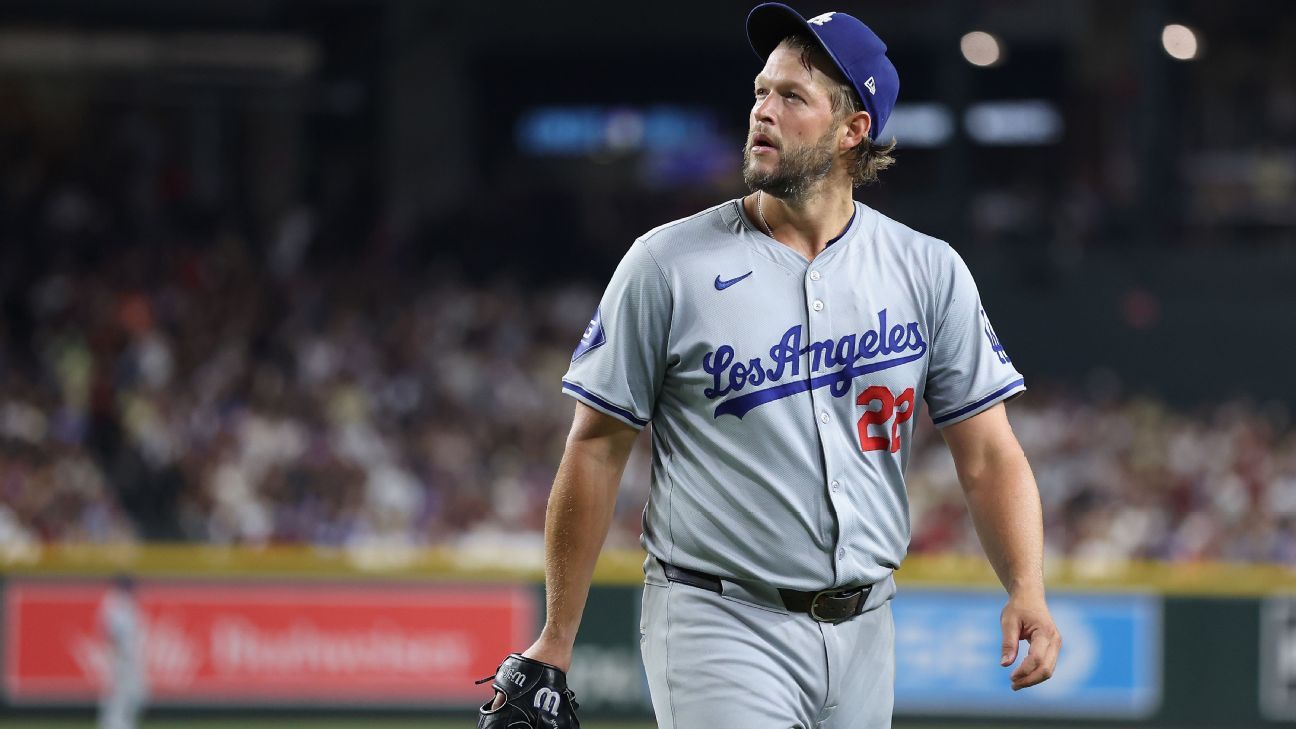 Kershaw (toe) to IL; Dodgers hopeful he'll return