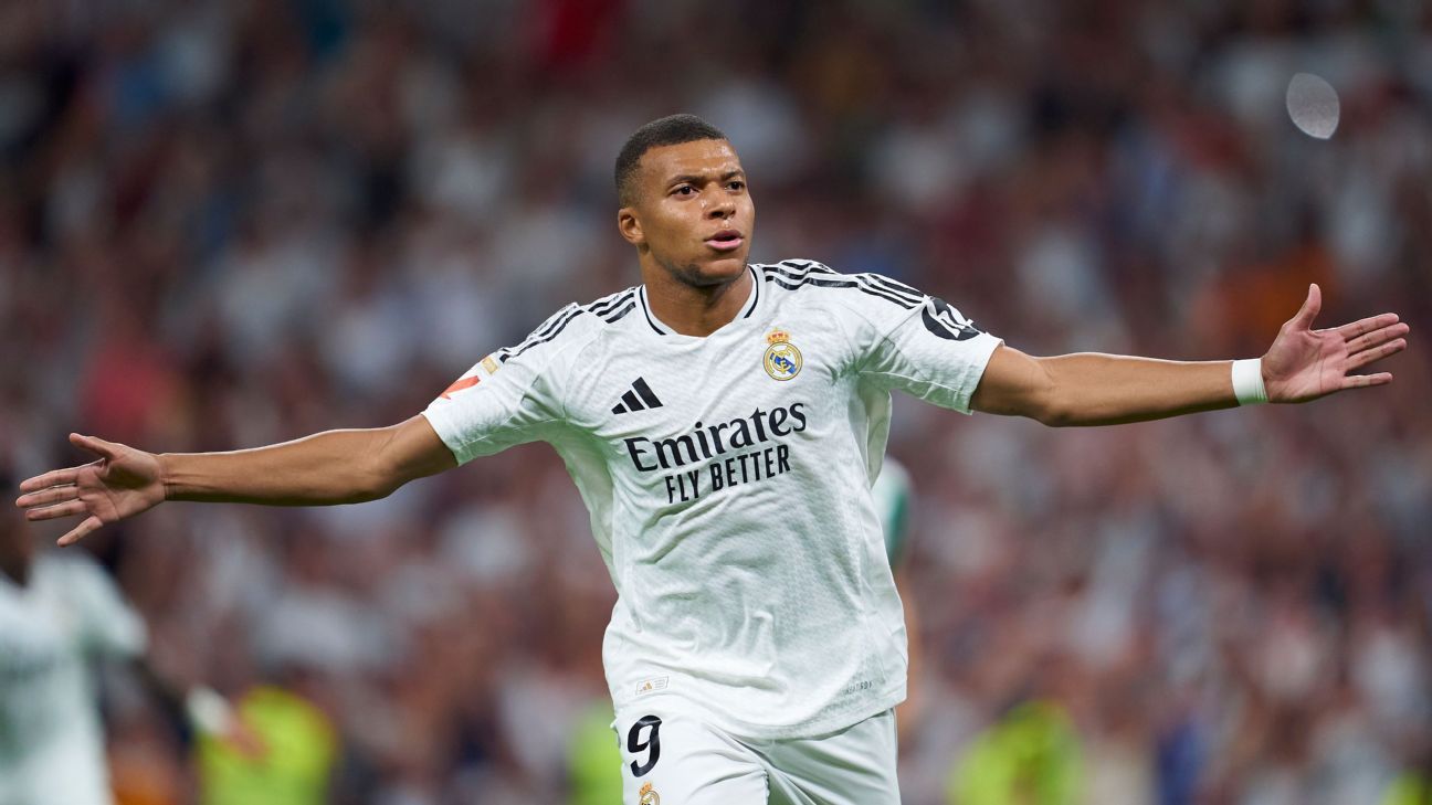 Mbappé led Real Madrid’s Victoria ahead of Betis as a double