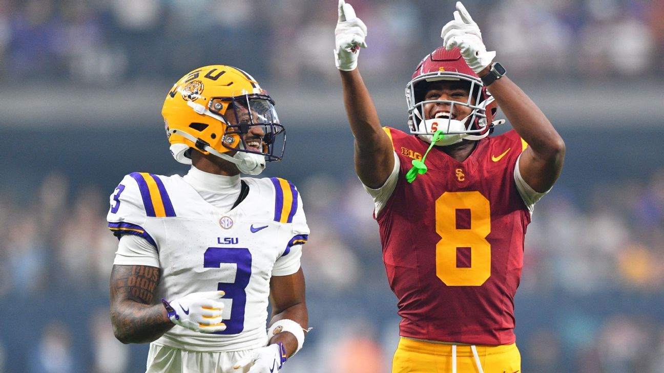 No. 23 USC Trojans beat No. 13 LSU Tigers in Las Vegas