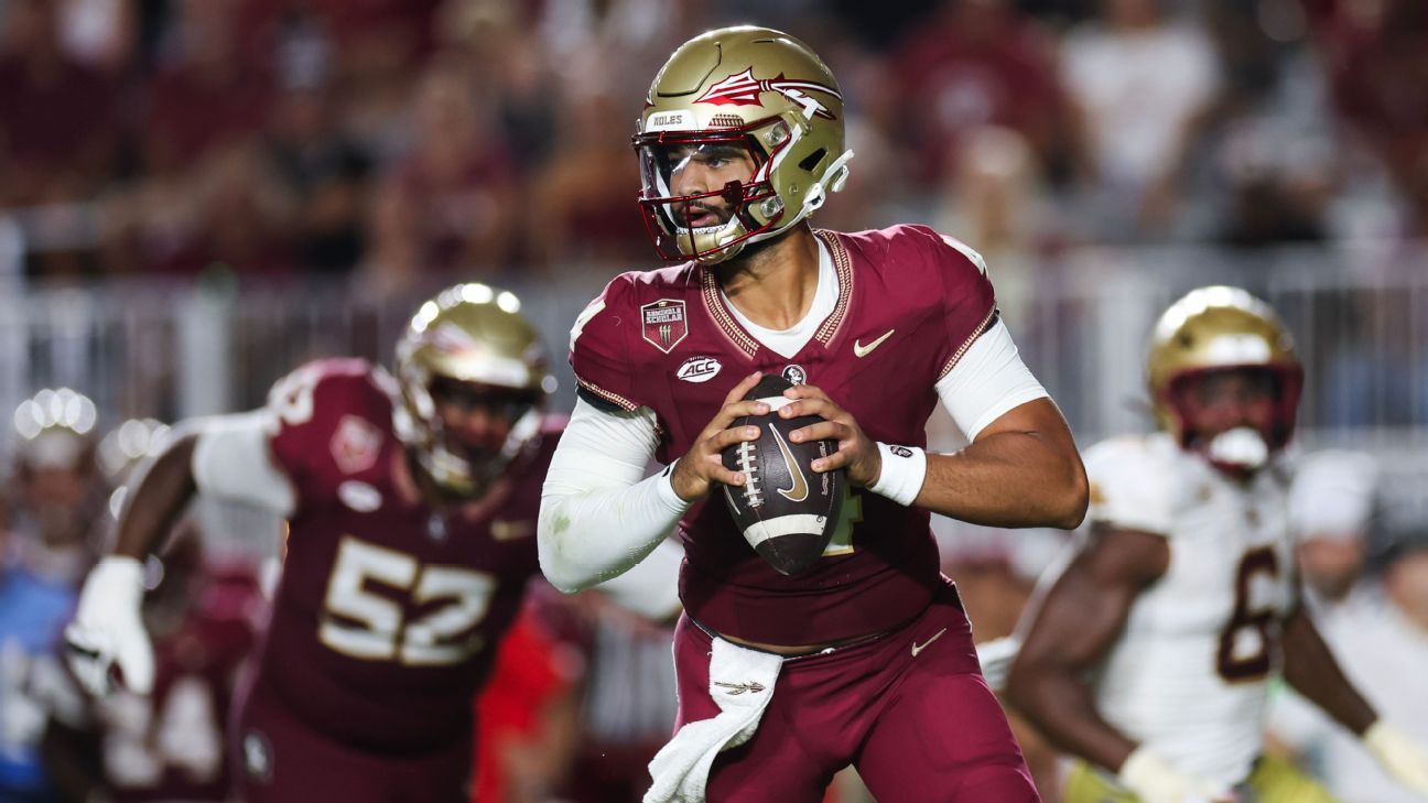 Sources – FSU QB DJ Uiagalelei is out with a broken finger