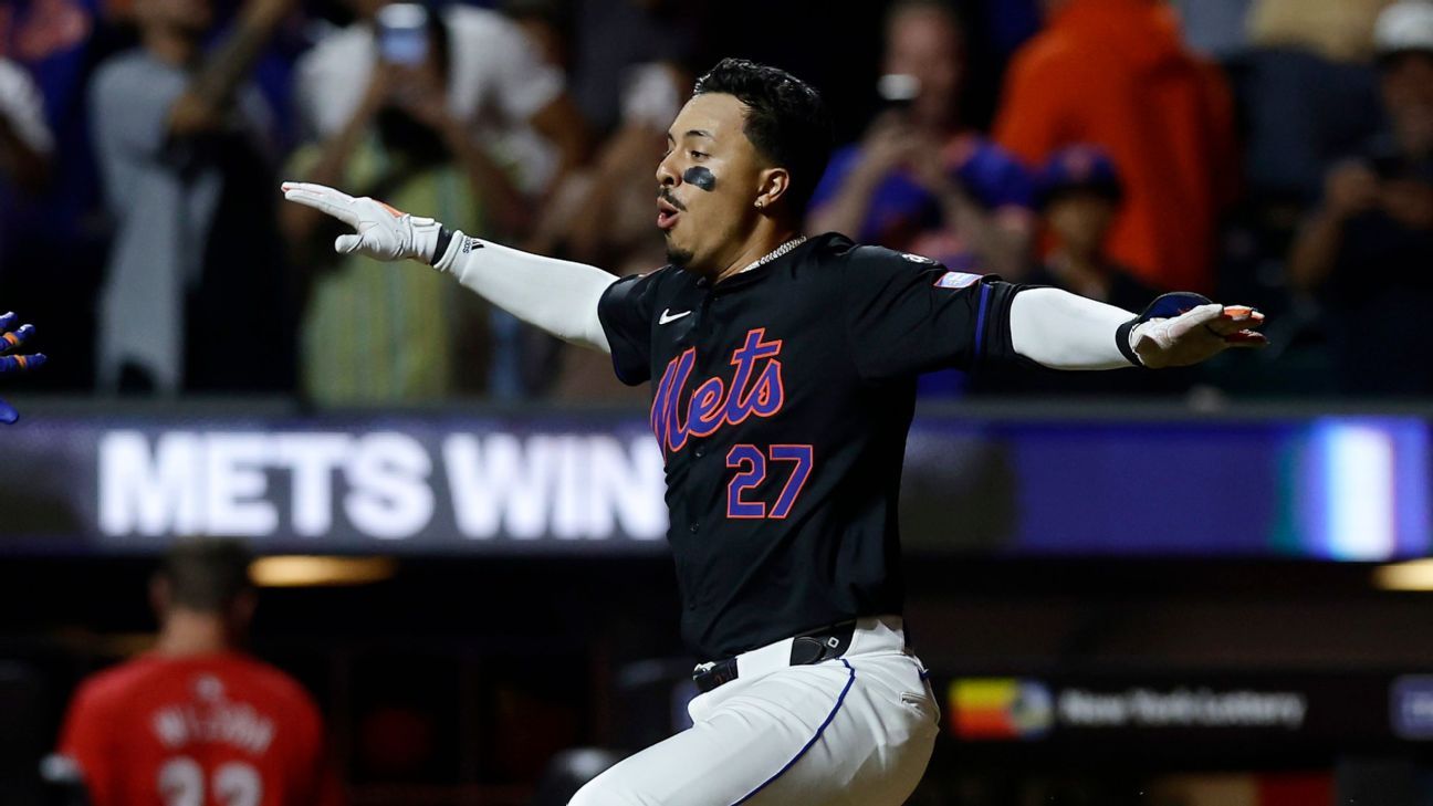 Mark Vientos hits walk-off home run; Mets winning streak at 8