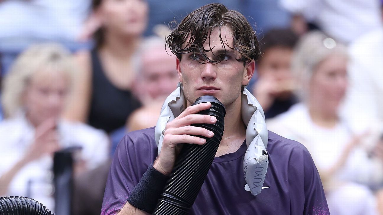 Jack Draper vomits after US Open defeat: “I would never give up”