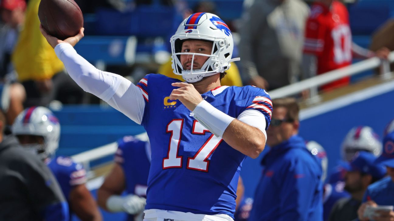 Bills quarterback Josh Allen hurts hand in win vs. Cardinals