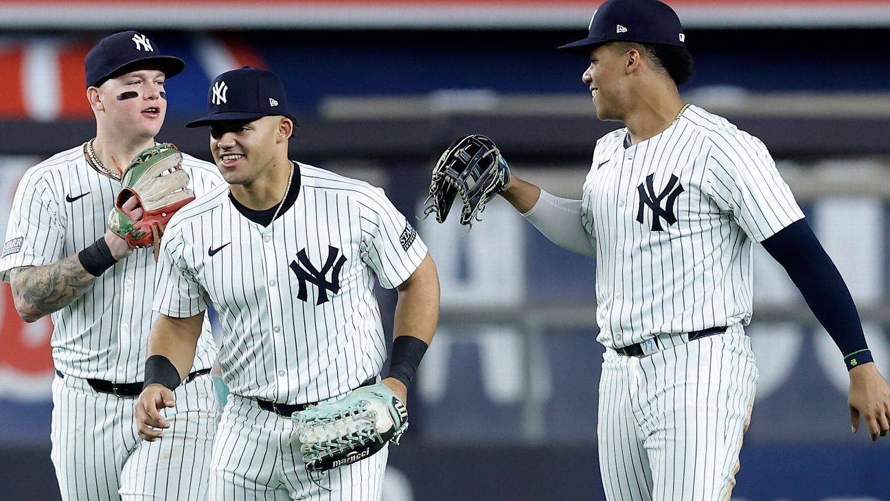 Jasson Domínguez 1-4 in victory after promotion to the Yankees