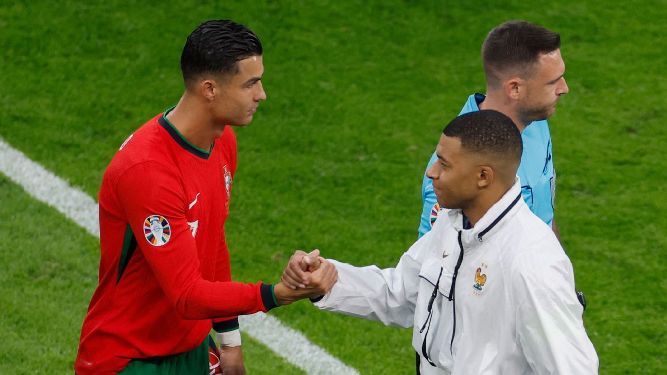 Cristiano Ronaldo backs Kylian Mbappé for Ballon d'Or success - ESPN