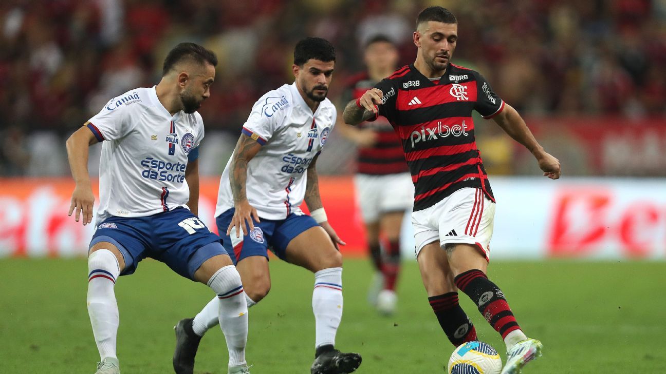 Bahia x Flamengo: Onde assistir, horário, palpites e escalações do jogo do Brasileirão