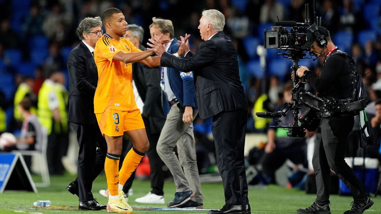 Ancelotti hails Mbappé's best Madrid performance