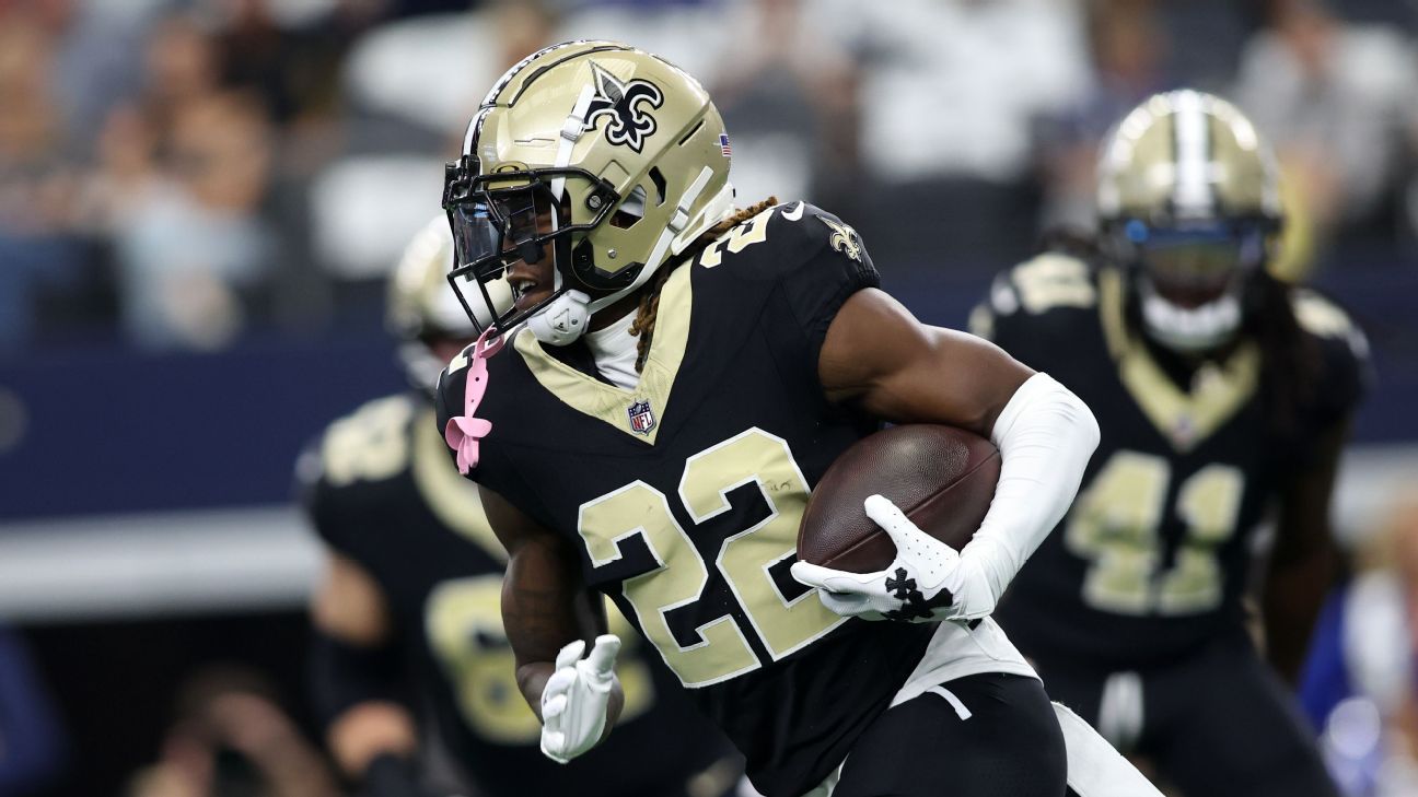 Alvin Kamara and Rashid Shaheed get Saints going against Cowboys