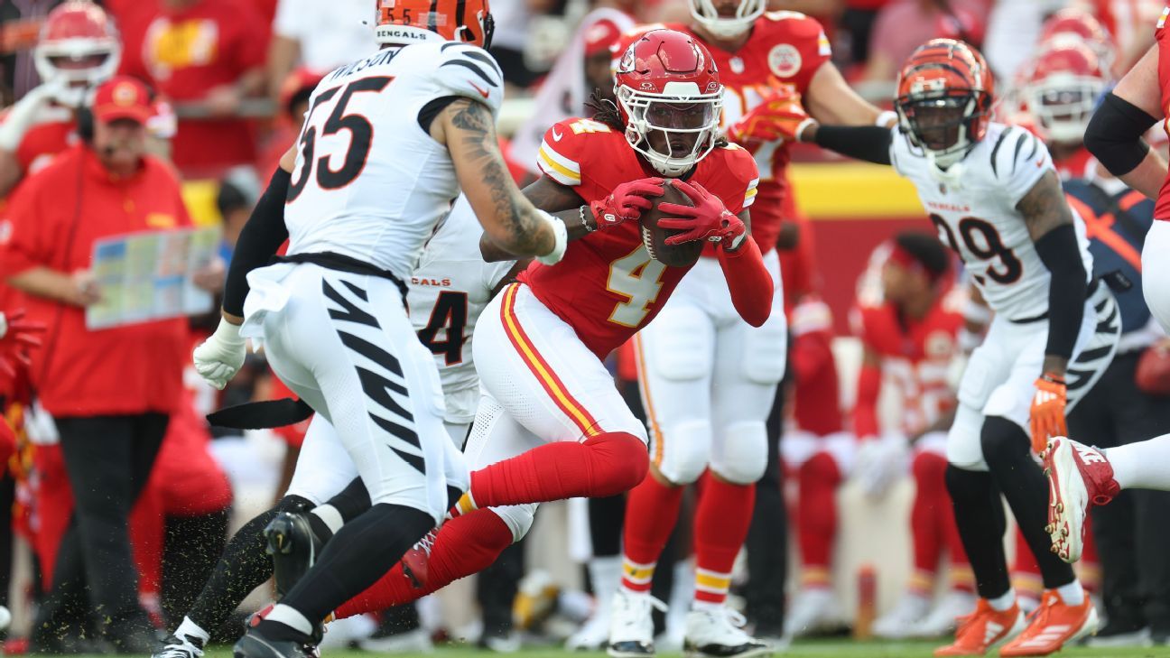 Chiefs replacement OL Wanya Morris catches 1-yard touchdown against Bengals