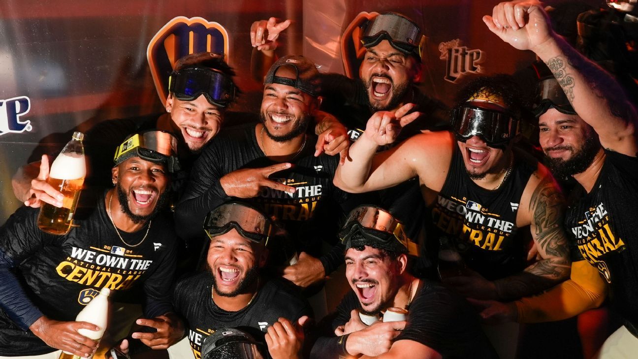 Brewers win third National League Central title in four years