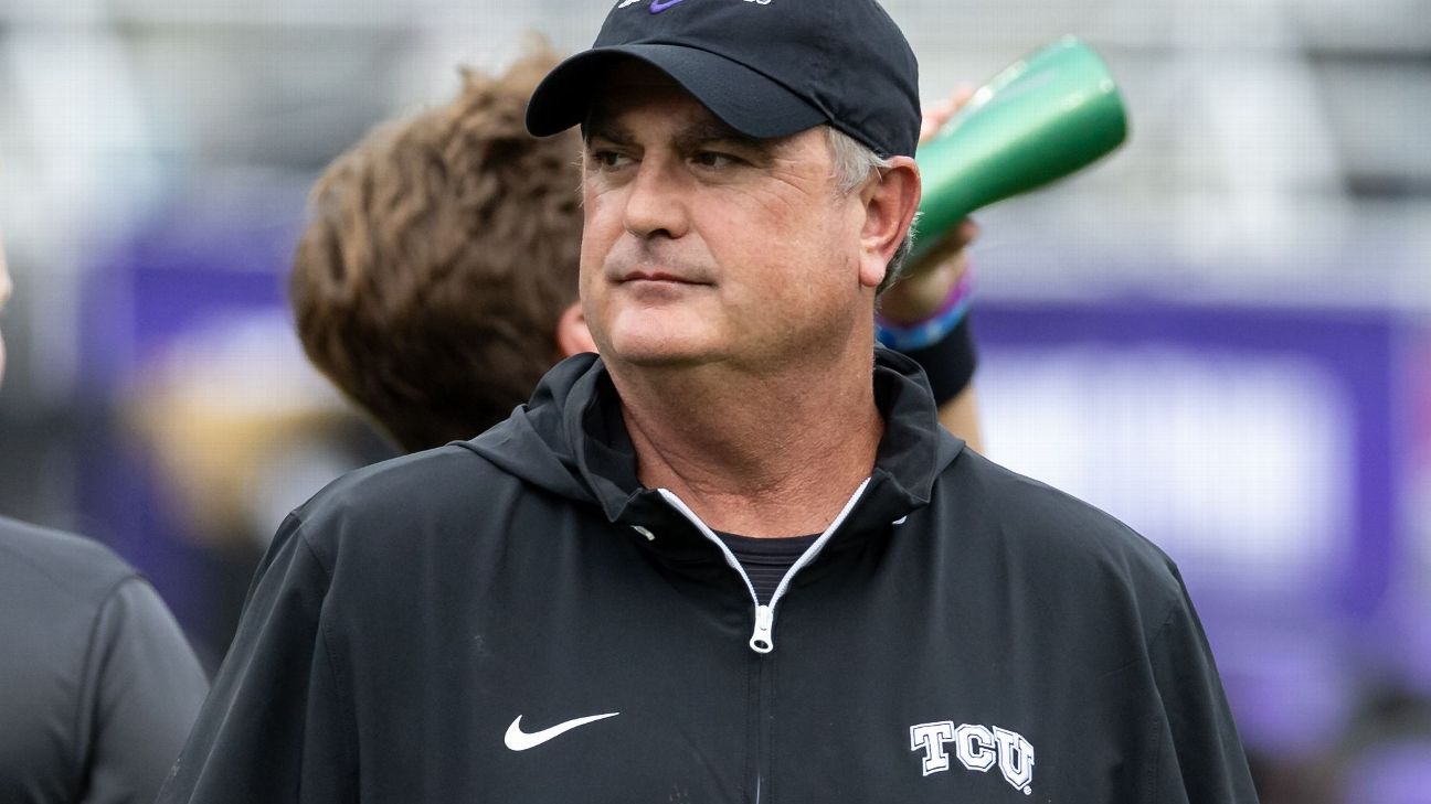 TCU coach Sonny Dykes sent off against former team SMU