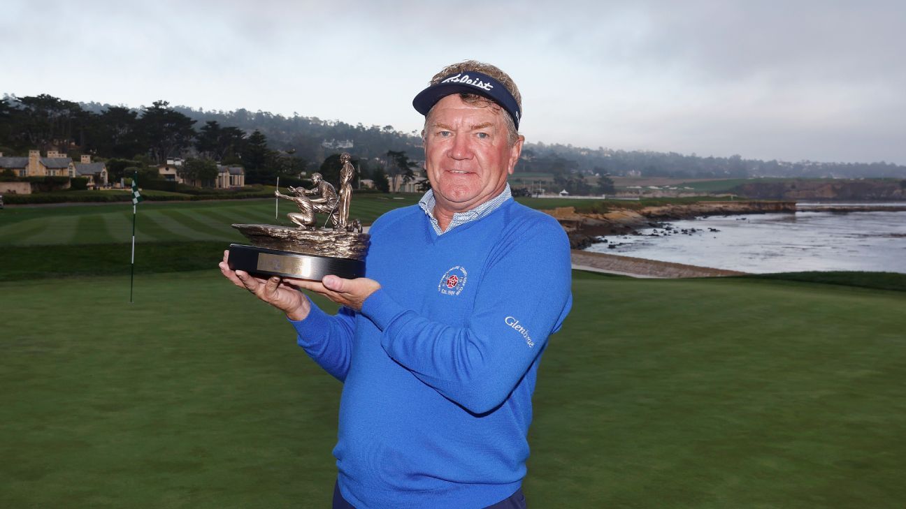 Broadhurst wins at Pebble for 2nd Tour Champions title of year