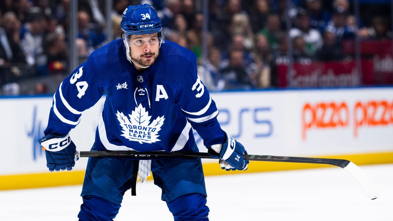 Regression candidates this NHL season Matthews, Hyman, more ESPN