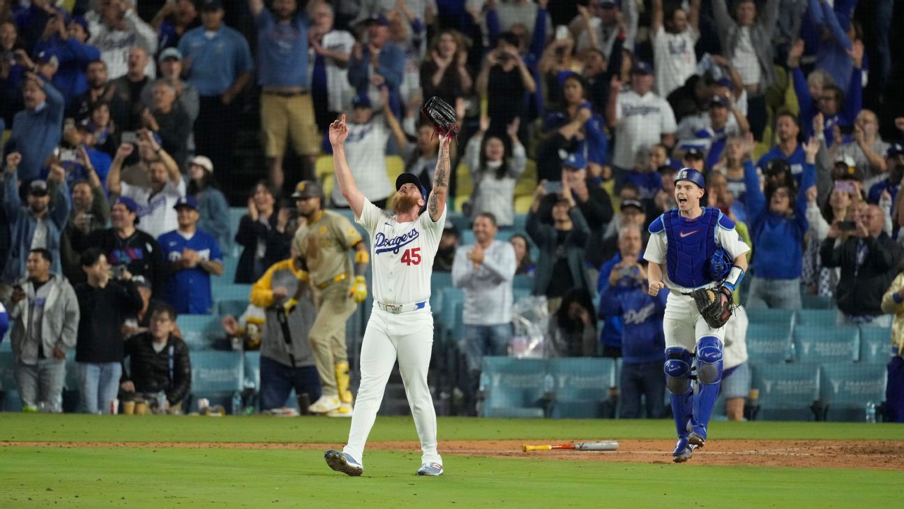 Dodgers clinch NL West title, first-round bye in postseason