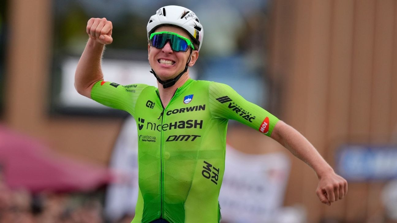 Cycling star Tadej Pogačar wins men's road race at worlds ESPN