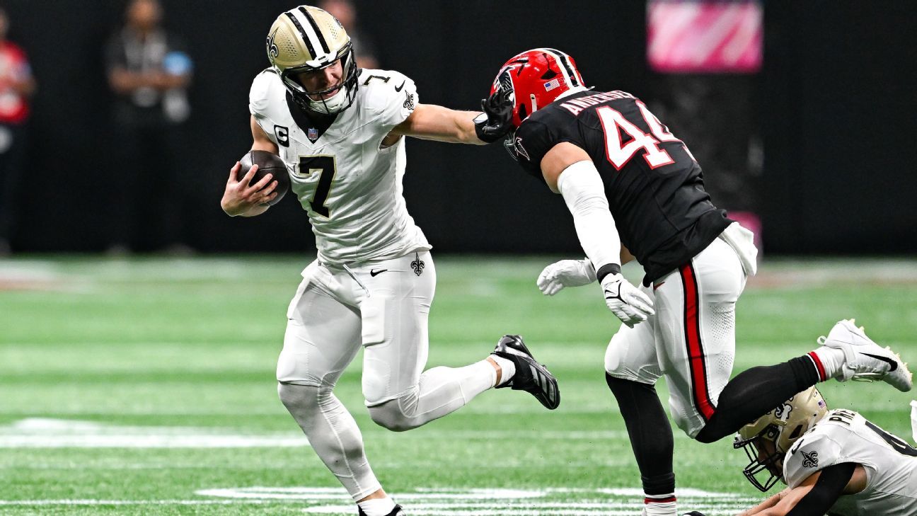 Saints TE Taysom Hill, LB Willie Gay leave game with injuries - ESPN