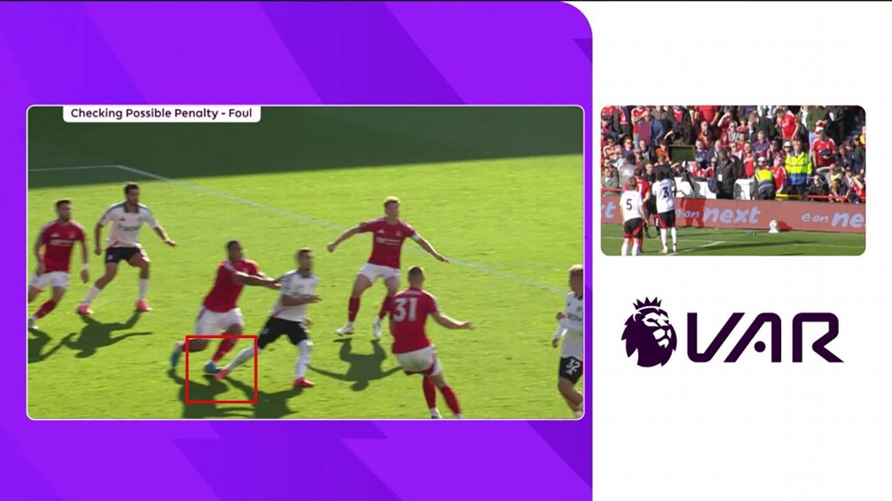 La temporada pasada, al Fulham se le concedió un penalti cuando Murillo pisó a Andreas Pereira.