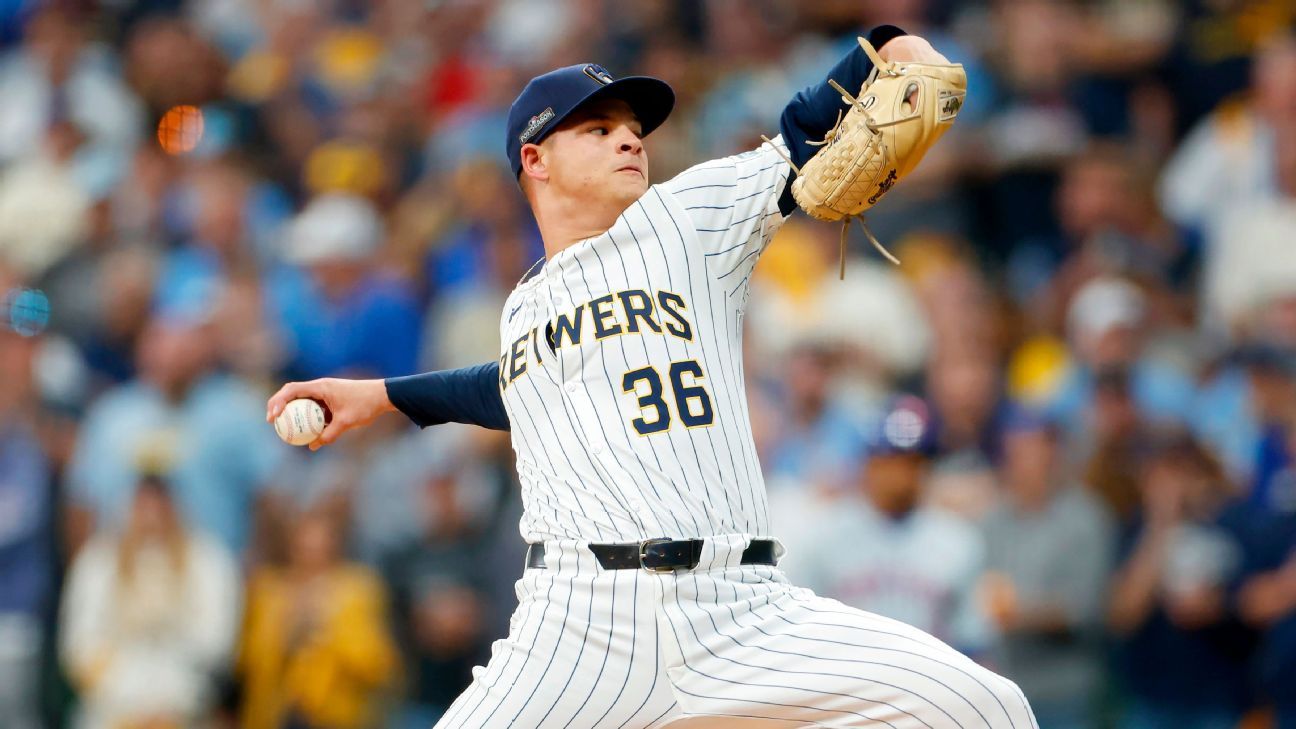 Brewers' Myers exits start with oblique discomfort