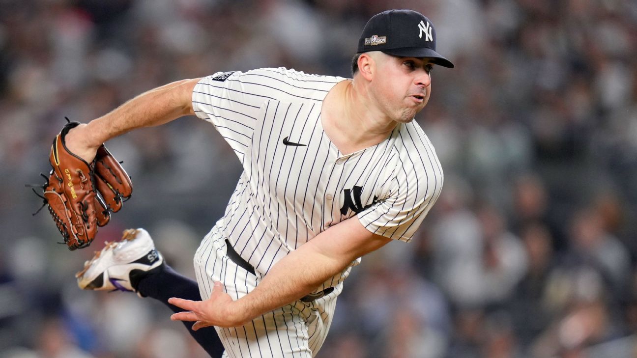 Yankees will start Rodon, Schmidt in Games 2, 3