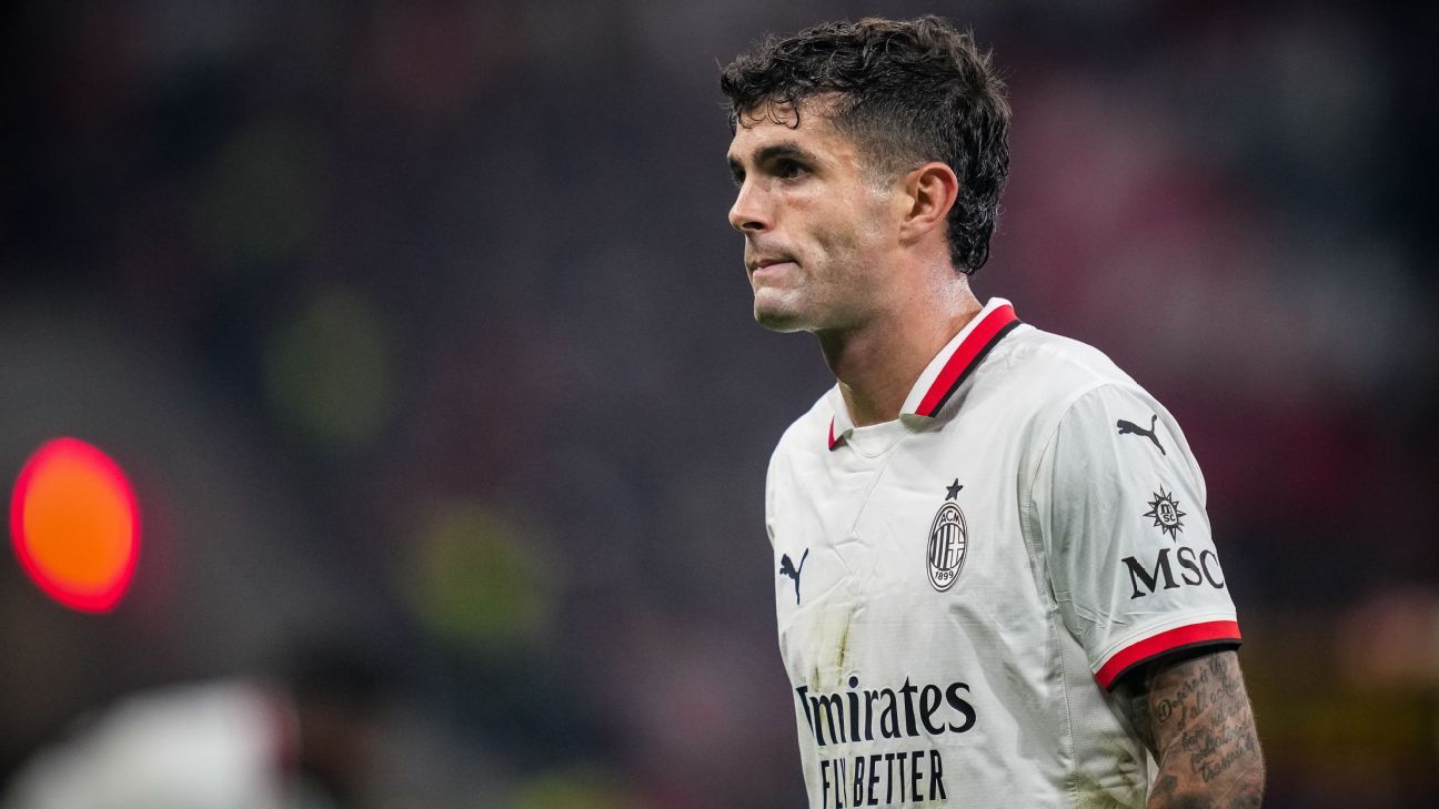 The Milan coach was upset that Pulisic didn't take any penalties