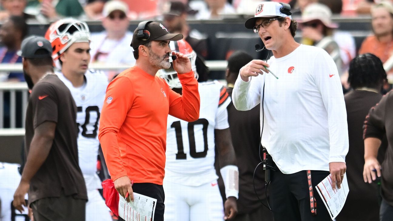 Browns coach changes tune on playcalling stance