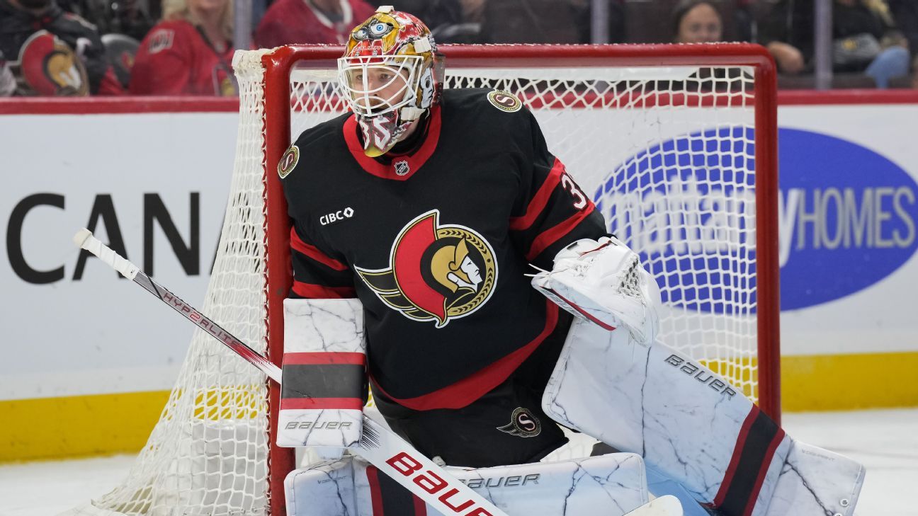 Ullmark sticking with Senators on 4-year deal