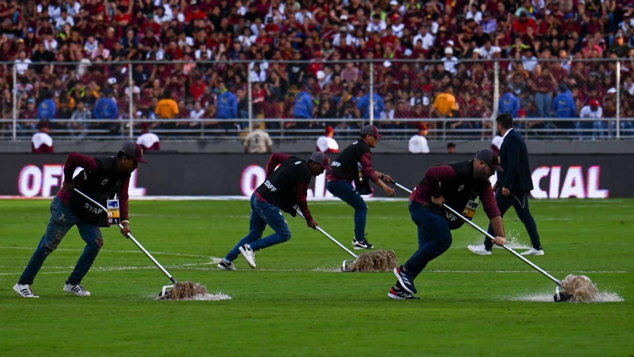 Partida entre Venezuela x Argentina pelas eliminatórias atrasa
 #ÚltimasNotícias #Brasil