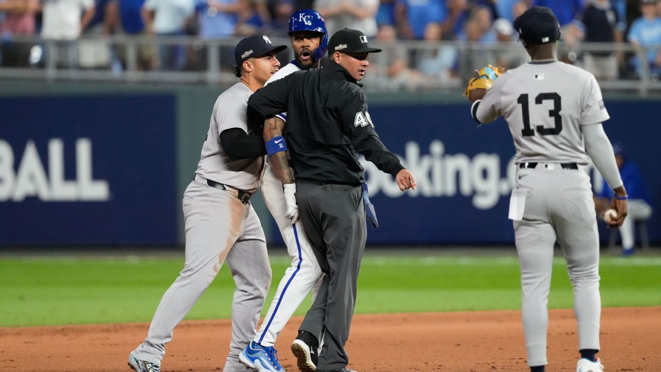 Chisholm of the Yankees – Garcia of the Royals tried to hurt Volpe in Game 4 of ALDS