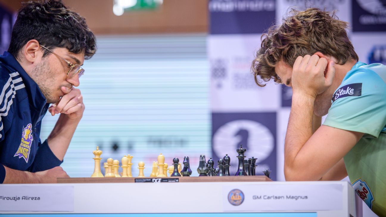 Global Chess League: Firouzja's Triveni Continental Kings in final after win over Carlsen's Sg Pipers