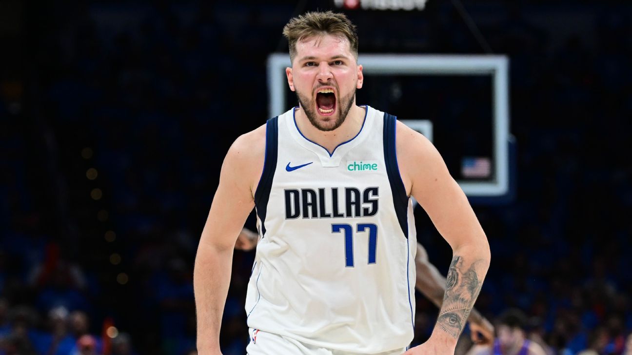 Luka Doncic practices with Mavs for the first time in two weeks