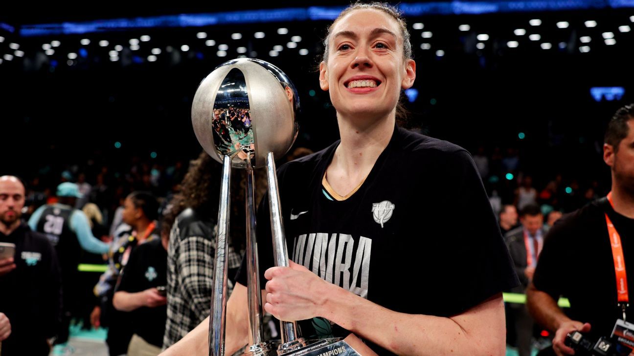 Two-time WNBA MVP Breanna Stewart re-signs with Liberty