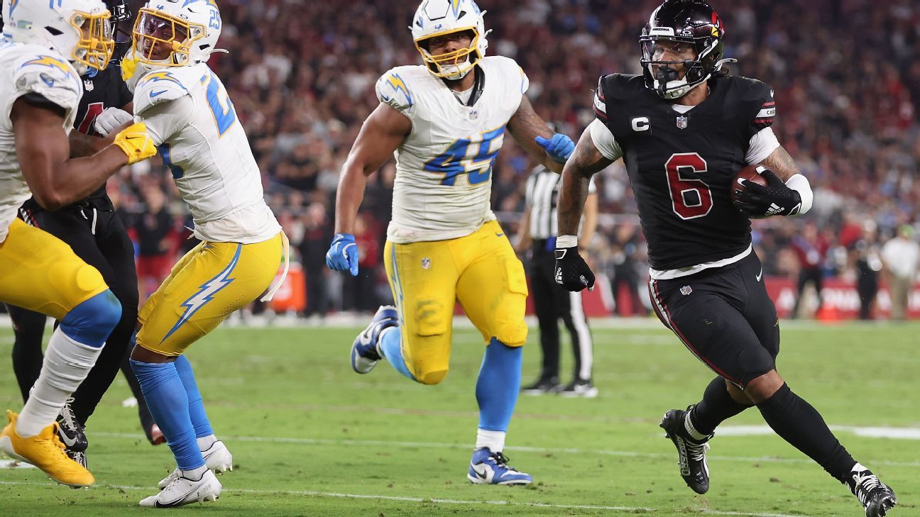 RB James Conner's message to Cardinals received in MNF win ESPN